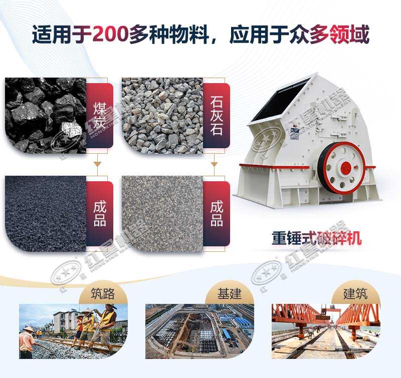 錘式打沙機的應用范圍廣